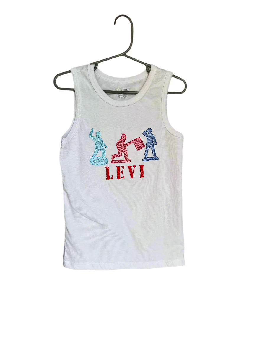 Kids 4th of July Army Men custom