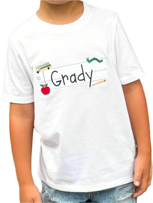 Kids Back to School customized shirt