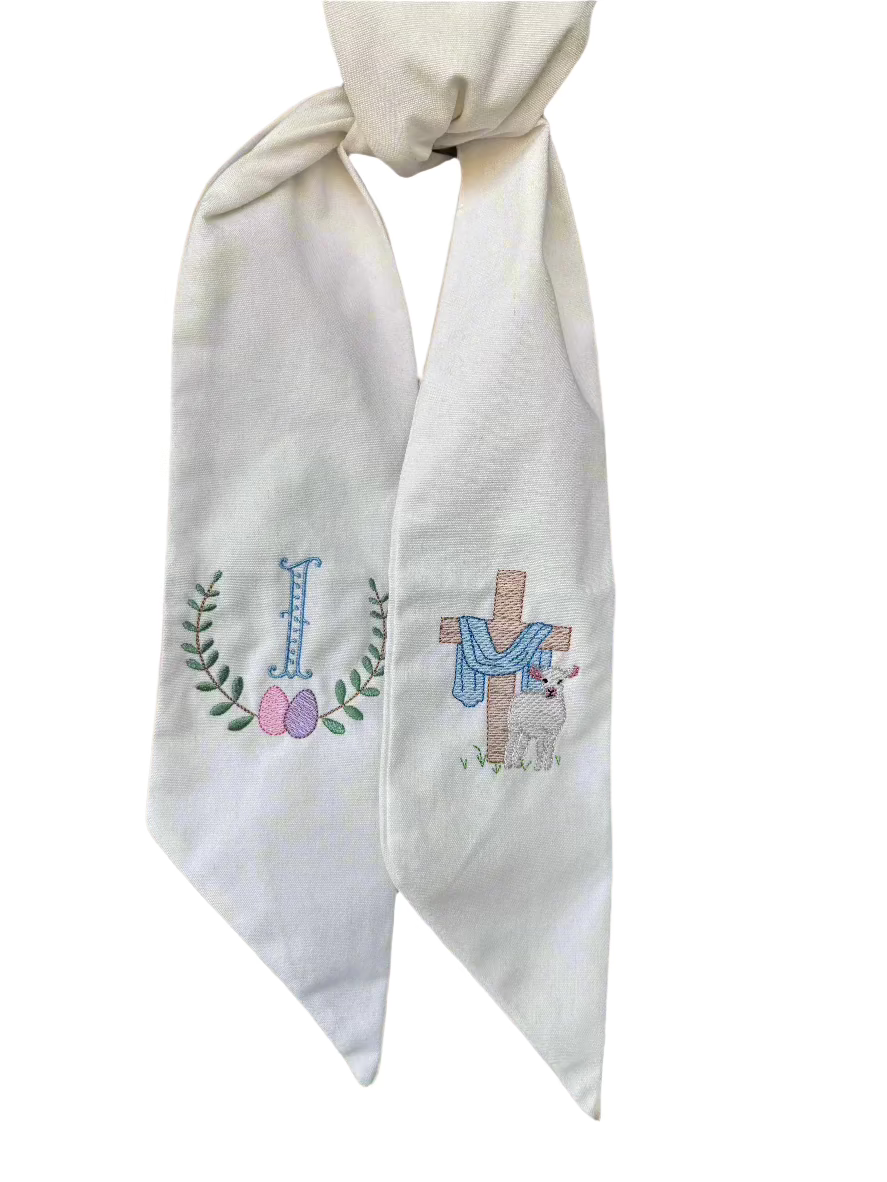 Easter Wreath Sash custom