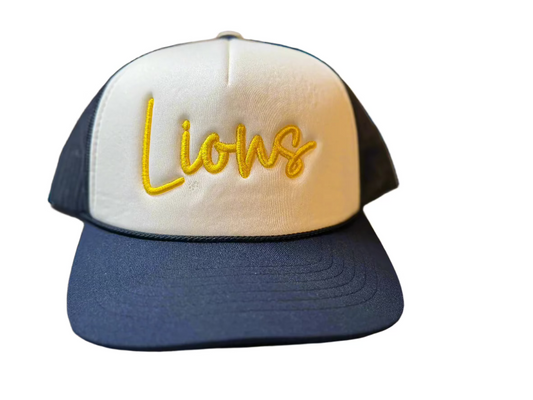 LIONS 3D puff hat