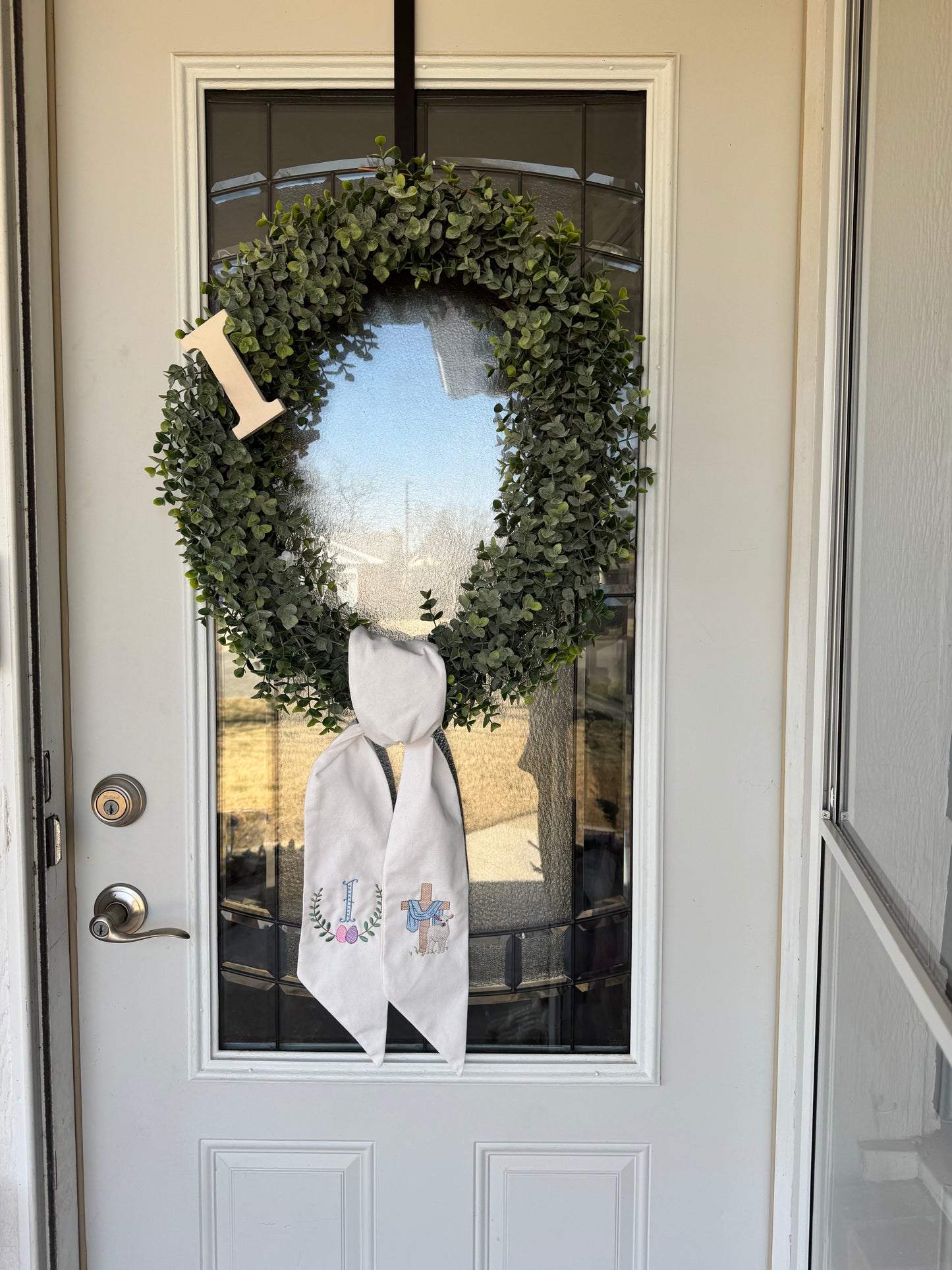 Easter Wreath Sash custom