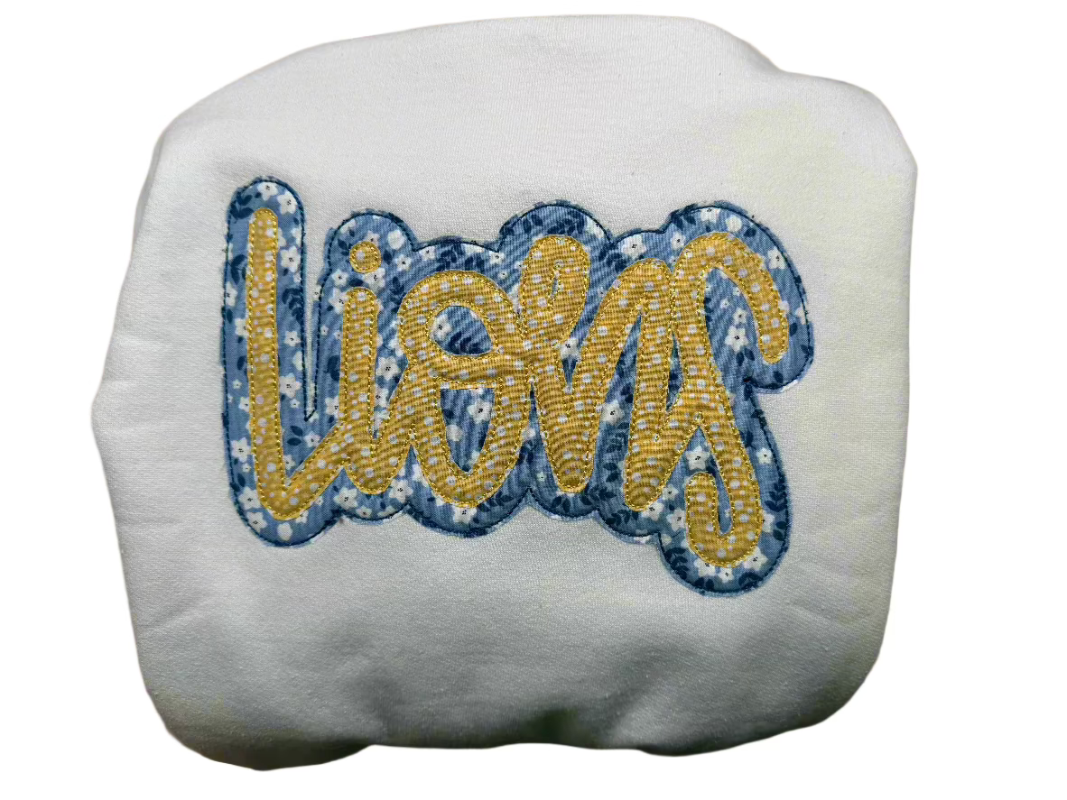 LIONS applique sweatshirt