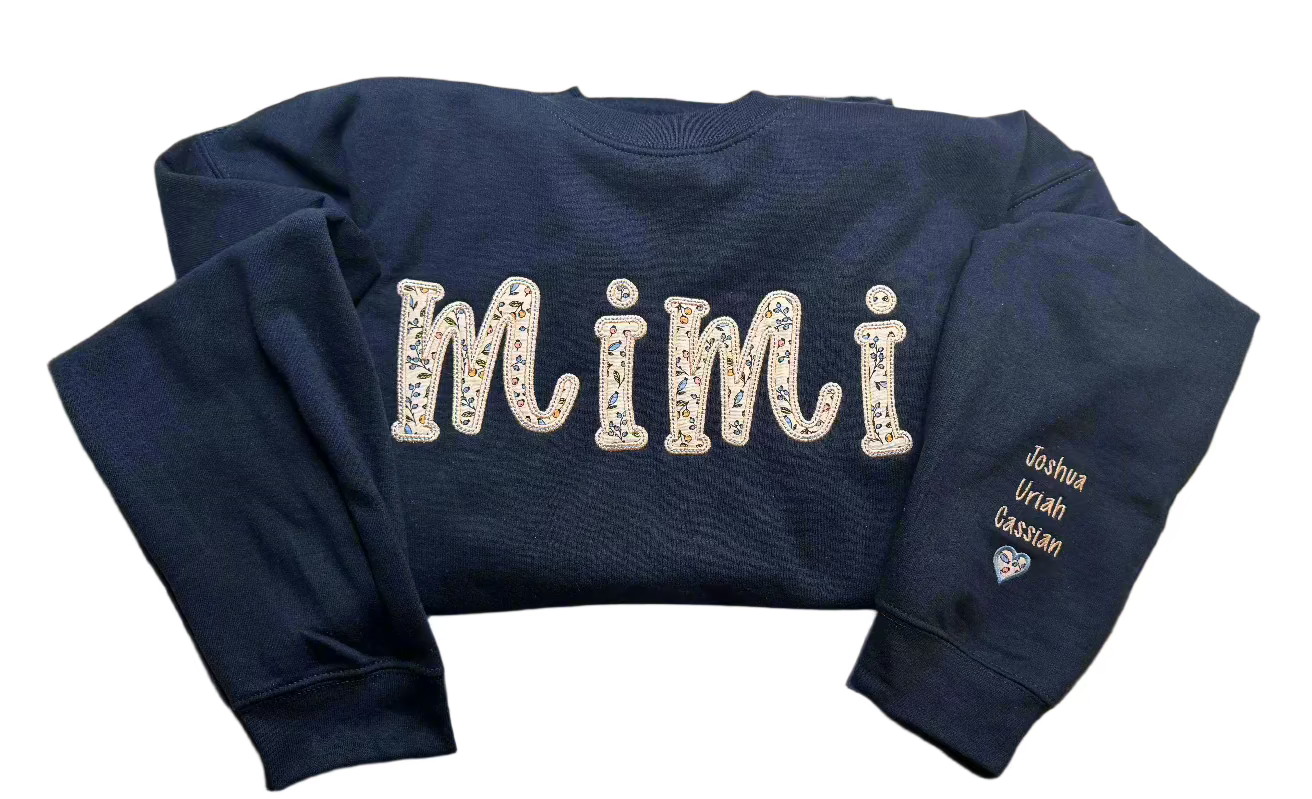 Mimi applique sweatshirt